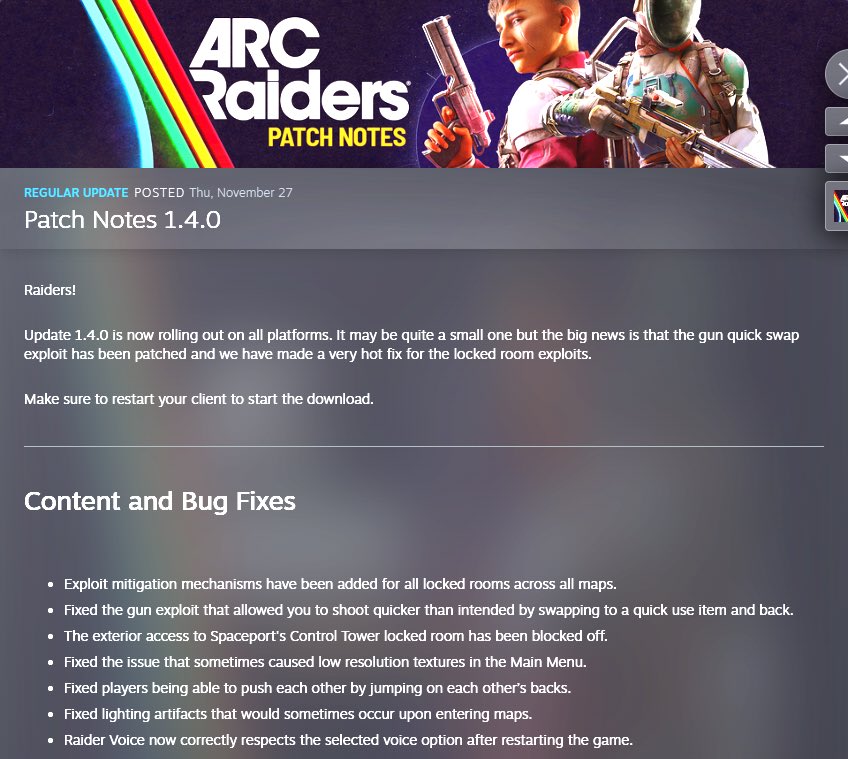 hints_x's tweet image. It was a good ride boys… #ArcRaiders