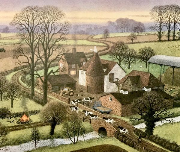 VinnieSull1van's tweet image. I will always be madly in love with the wholesome artwork from the old &apos;Ladybird Books&apos; that depict England at its most beautiful.