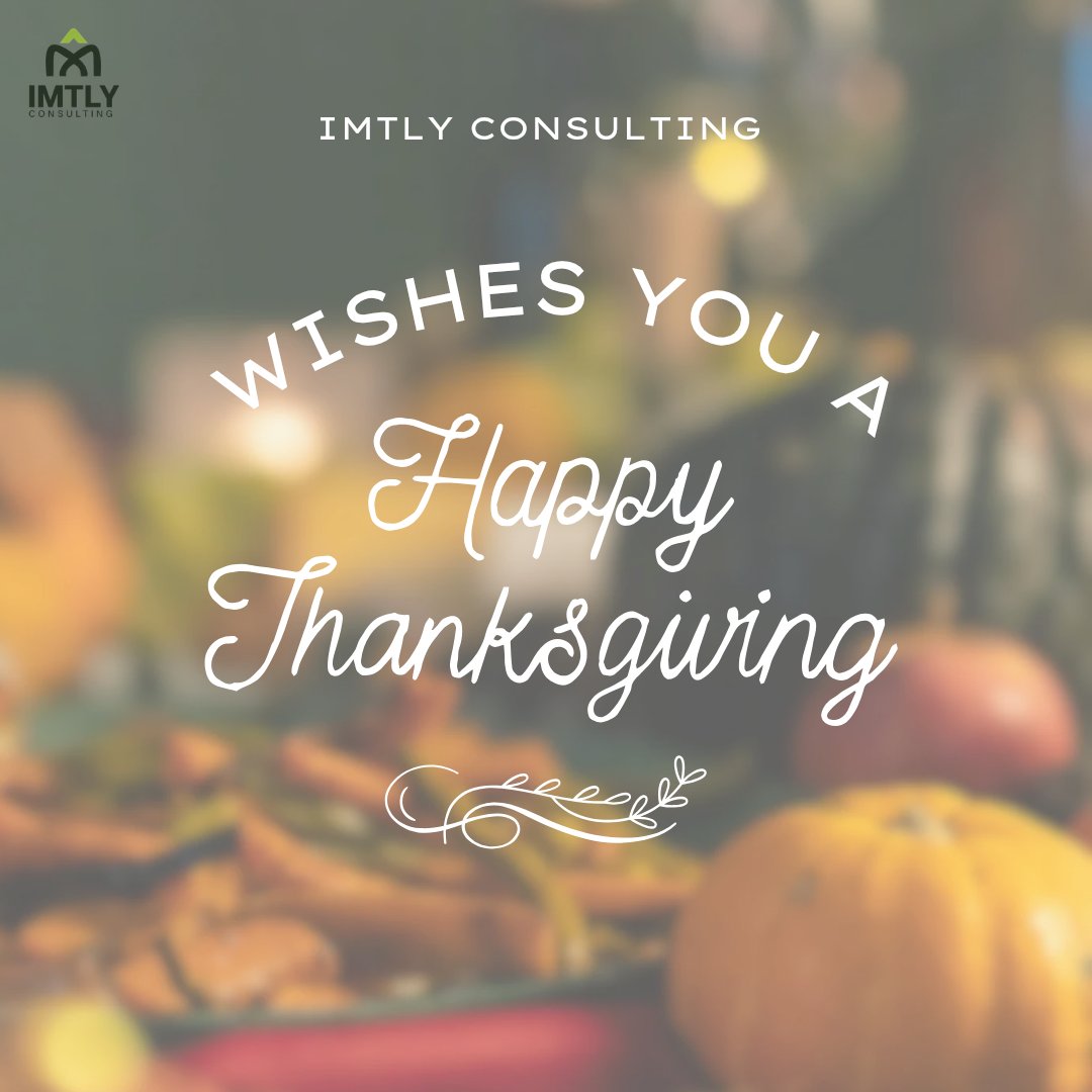 imtly_llc's tweet image. As we reflect on the year, we’re thankful for:
• Bold ideas
• Shared ambition
• Collaborative progress

Wishing you a season filled with warmth, connection, and renewed energy.

Happy Thanksgiving from IMTLY Consulting 🦃. 

#imtly #gratitude #thanksgiving #realestate