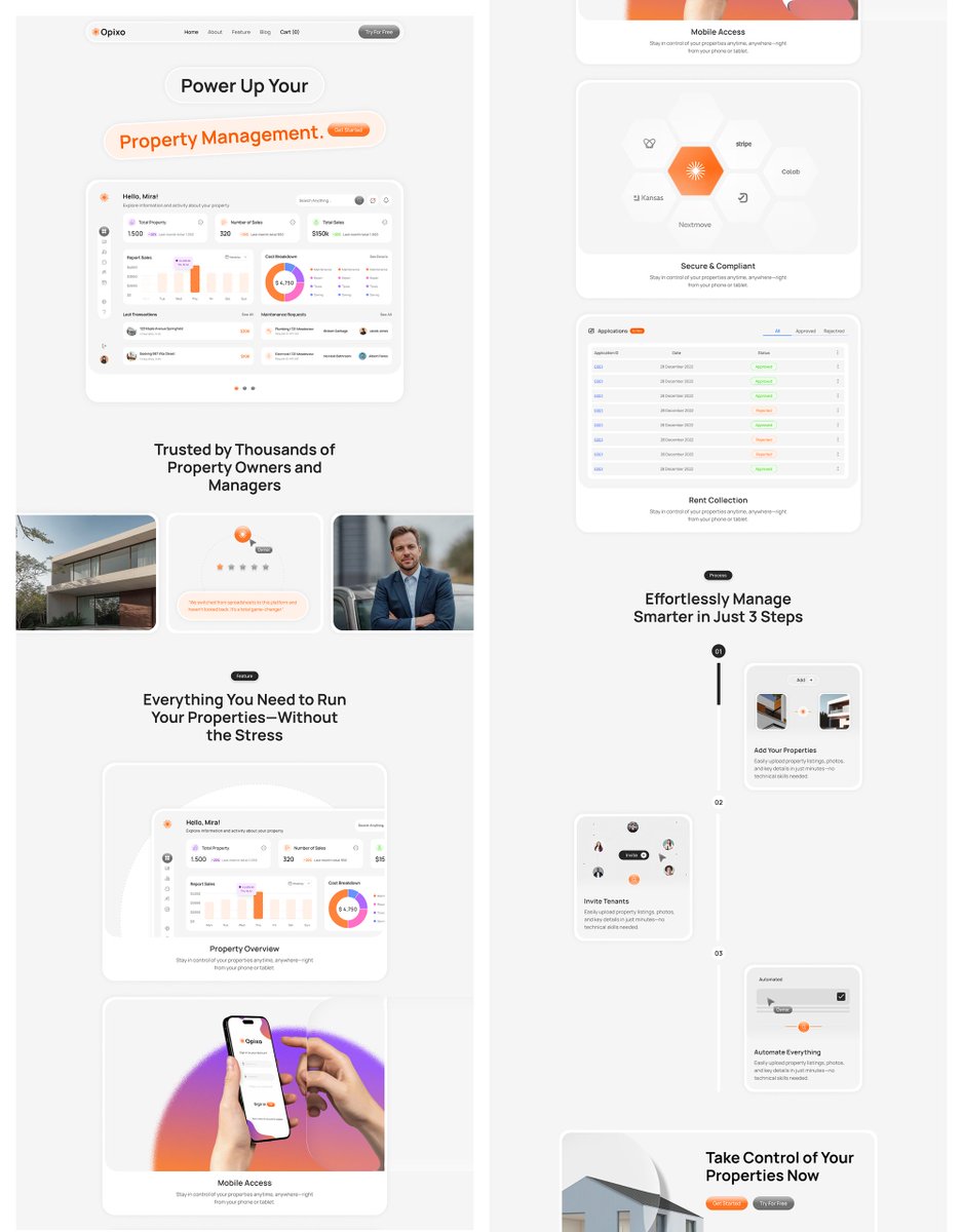 imsajib_'s tweet image. This is our free Webflow template — proudly built in Webocean.