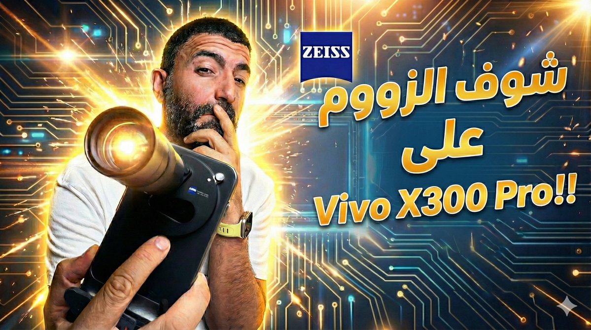 youtu.be/Qwm8D8sx1_A
شوف الزوم مع عدسة زايس والڤيڤو x300 Pro الجديد!