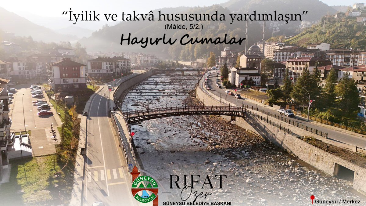 “İyilik ve takvâ hususunda yardımlaşın”
(Mâide, 5/2.)
Hayırlı Cumalar...