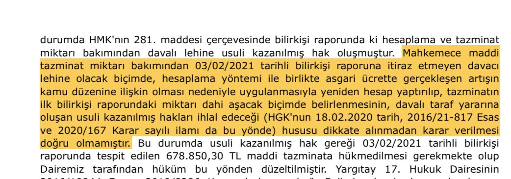 Trafik Kazası veya Haksız Fiil Kaynaklı Cismani Tazminat Davalarında Davacı Tarafın Aktüerya Raporuna Usulen de Olsa İtiraz Etmesi Neden mi Önemli ? ⤵️

Trafik kazası veya haksız fiil kaynaklı cismani zarar iddiası ile açılan maddi tazminat davasında, davacı(kazalı) tarafça