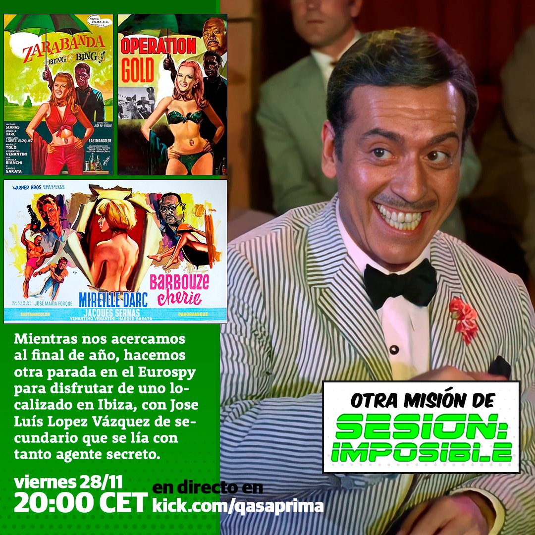 Dos cosas que nos gustan mucho: El Eurospy, y actores españoles en roles de género. ¡A por ello!