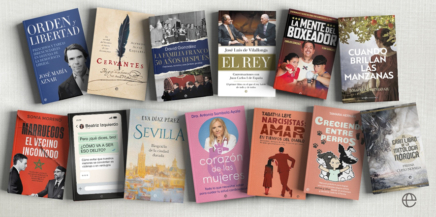 📚Recordamos las novedades de La Esfera de octubre... ensayos políticos, biografías, novelas... y mucho más.

📚➡️ esferalibros.com/boletines/nuev…
<a href="/sonietamb/">Sonia Moreno</a> <a href="/EvaDiazPerez/">Eva Díaz Pérez</a> <a href="/Antonia_Sambola/">Antonia Sambola</a> <a href="/HelanyaH/">Helena Cueto (Helanya con Hache)</a>  <a href="/TamaraHernanCM/">Creciendo entre Perros con Tamara Hernán</a>