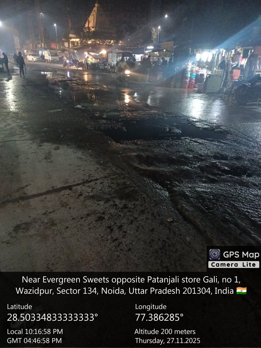 ankit_awasthy's tweet photo. @noida_authority @dmgbnagar @CeoNoida @UPGovt Sir Yeh Road Kafi dino se aise hi tuta pada huya he please isko sahi karwane ki kripa kare aapki ati kripa hogi 🙏🙏🙏 https://t.co/NxanCNK7A8