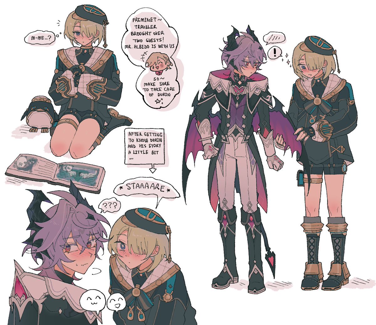 the boy who likes fairy tales meets the boy from a fairy tale
#durin #freminet