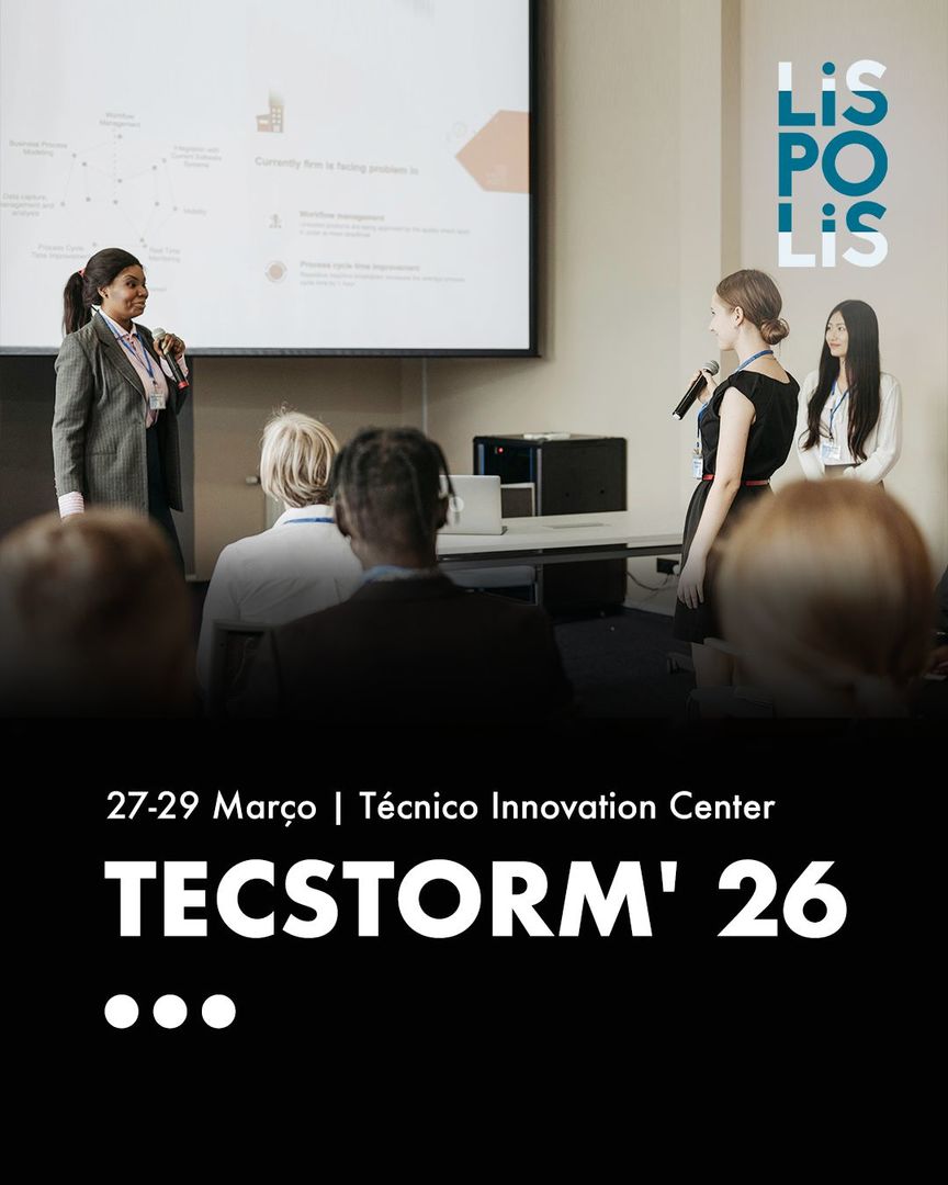 lispolis_'s tweet image. 📌 As inscrições para o TecStorm’26 já estão abertas! 
Esta competição é uma plataforma de lançamento para transformar ideias em projetos de mercado, com acesso a mentoria especializada e oportunidades de validação. Candidaturas até 14 de dezembro! 
tecstorm.pt