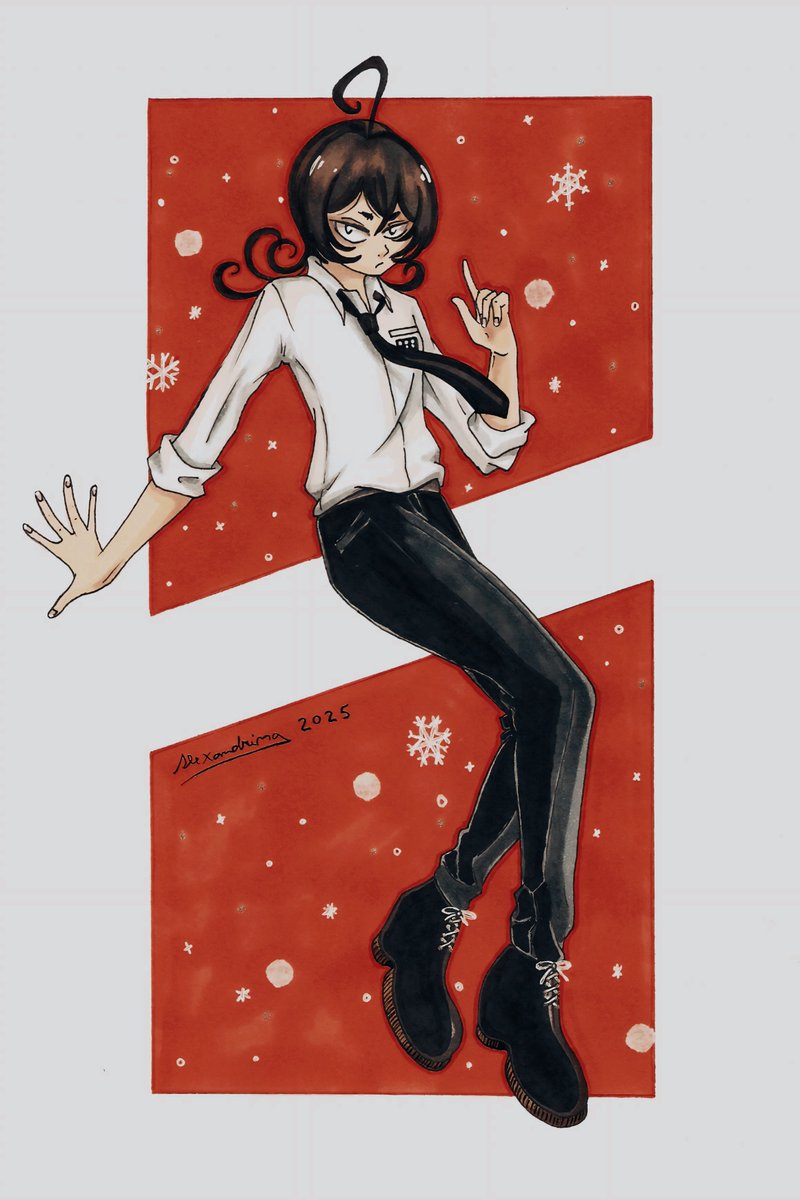 alexmcc_97's tweet image. Finished my fanart of Fuyumura from #SANDA 🎅🔪🩸

IF YOU LIKE MY ART RETWEETS ARE VERY APPRECIATED 💖💖💖