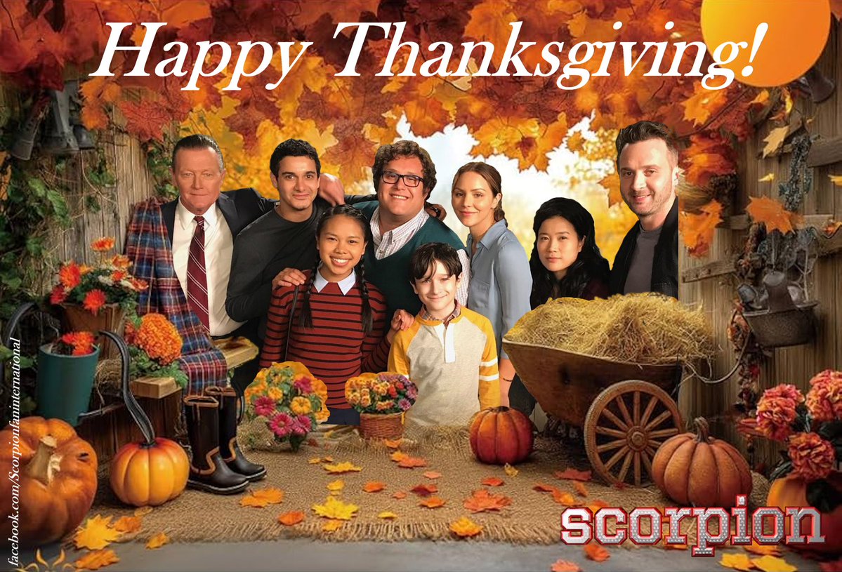 Scorpionfanint1's tweet image. Happy Thanksgiving to all @ScorpionCBS fans celebrating this day!