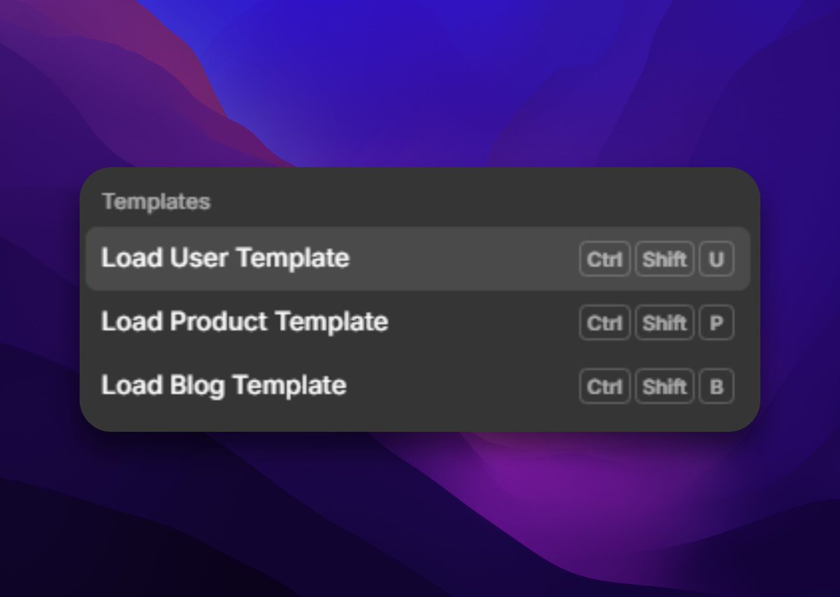 _dngi's tweet image. 🛠️prebuilt templates:
instant templates for user, product, blog objects