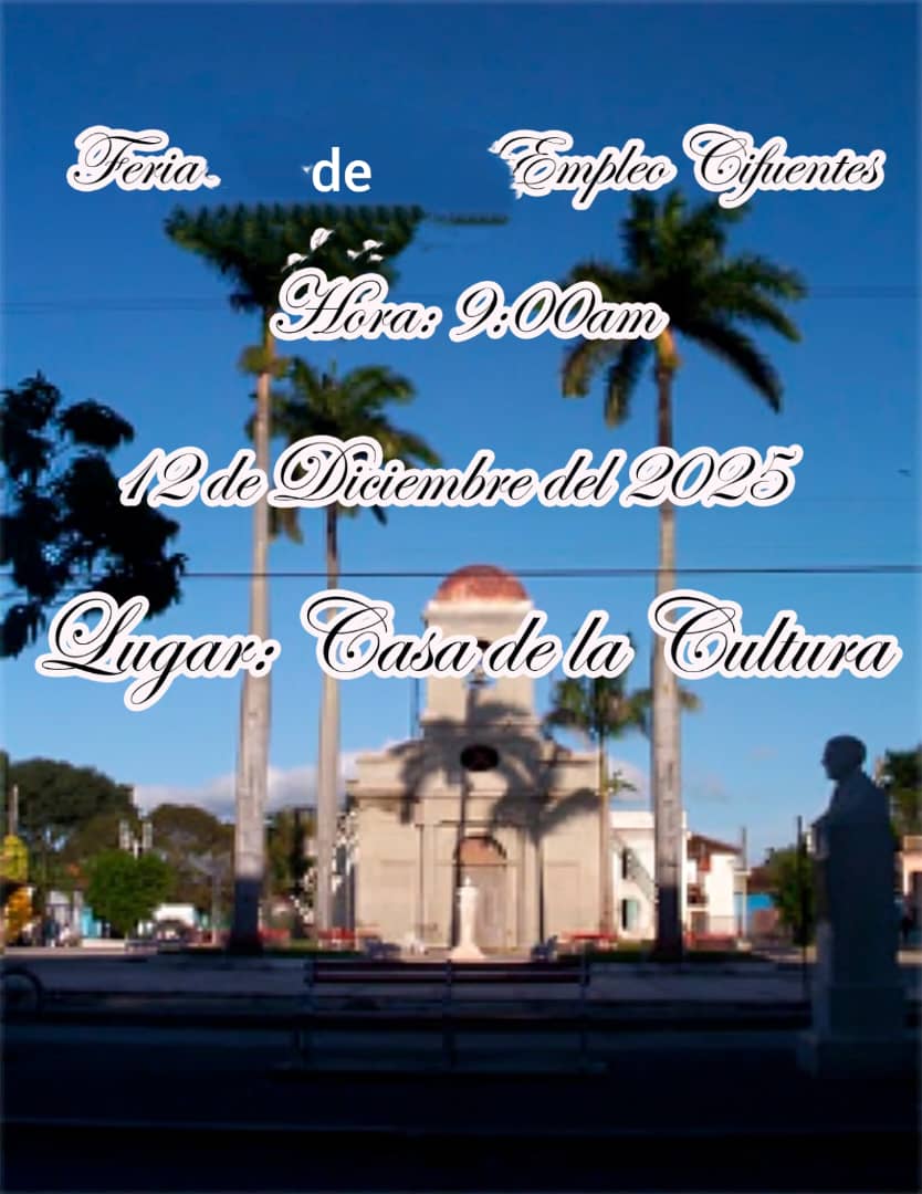 MTSS_CUBA's tweet image. Se preparan los Municipios del País para la próxima feria nacional de empleo que tendrá lugar el viernes 12 de diciembre. Un Servicio Público que se coordina desde las Direcciones de Trabajo.#MtssCuba #FeriaDeEmpleo