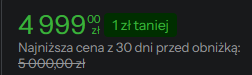 Qertynn's tweet photo. No nie spodziewałem się takich wielkich przecen @xkom_pl jestem pod wrażeniem https://t.co/xUWD4C9MsE