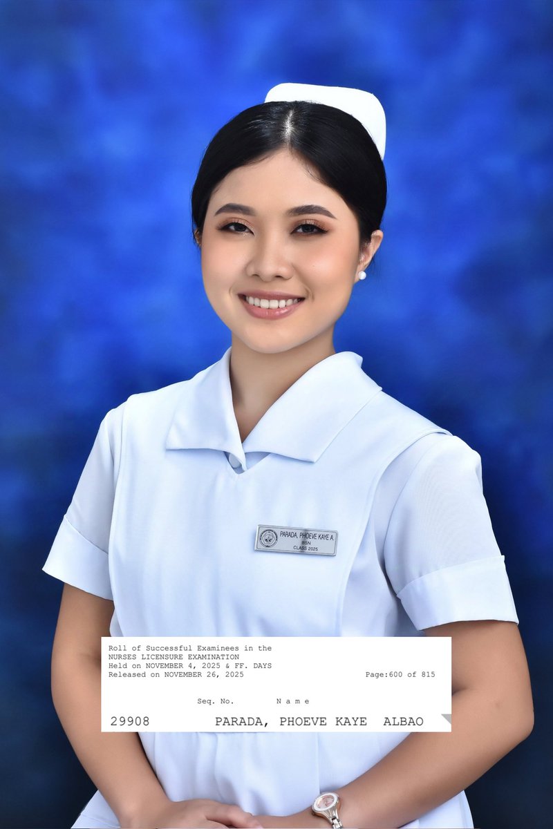 phoevekaye's tweet photo. 𝗥𝗲𝗴𝗶𝘀𝘁𝗲𝗿𝗲𝗱 𝗡𝘂𝗿𝘀𝗲 na po ako huhu TyL☝🏼🤍 

𝐏𝐡𝐨𝐞𝐯𝐞 𝐊𝐚𝐲𝐞 𝐀𝐥𝐛𝐚𝐨 𝐏𝐚𝐫𝐚𝐝𝐚, 𝐑𝐍 https://t.co/nX18kLHBWL