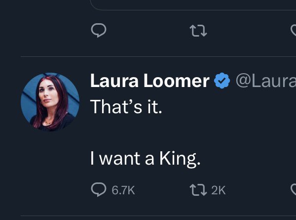 The United States of America was formed to escape the tyranny of a king.

As a red-blooded American patriot, I think anyone who wants a king should be arrested by DHS and deported to a monarchy immediately.