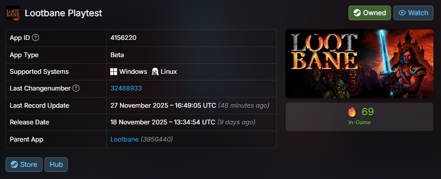 Lootbane Steam Playtest 69 🦐