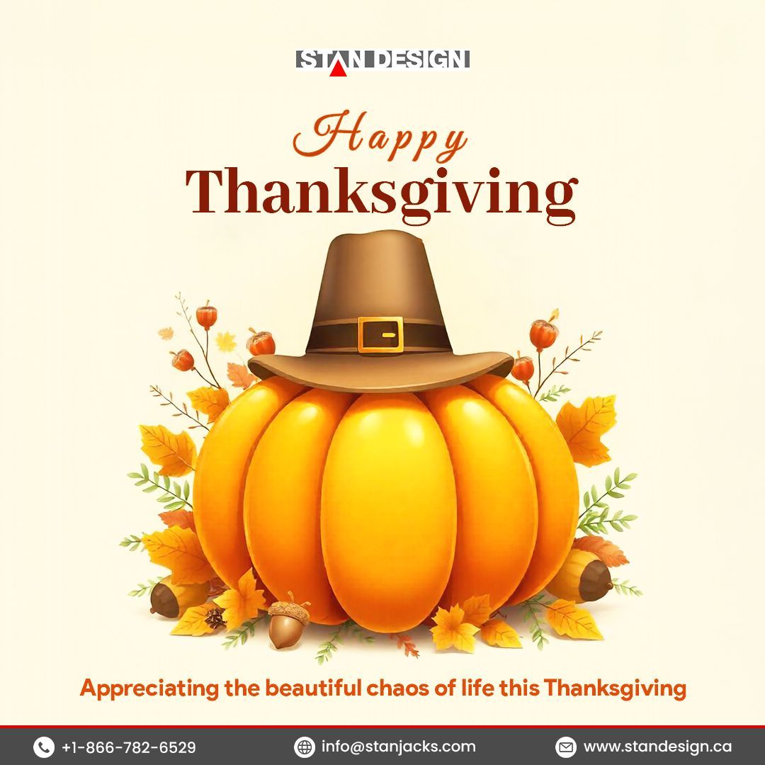 standesignca's tweet image. Happy Thanksgiving to all from Stan Design
.
#thanksgiving #standesign #canada