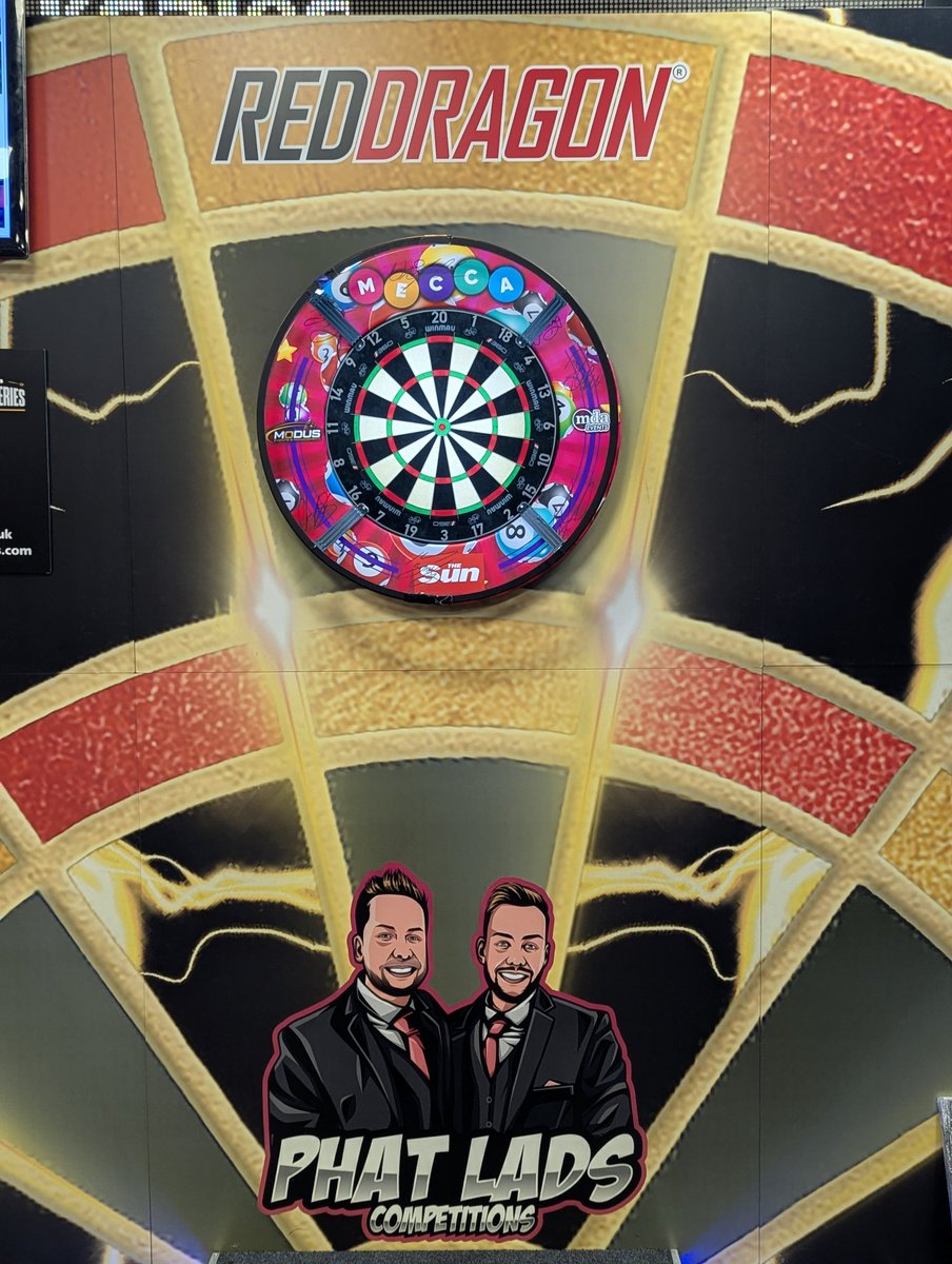 ModusDarts180's tweet image. 🎯We are at A Night at the Darts in Bolton!

We are ready for another action-packed night of arrows in Lancashire.