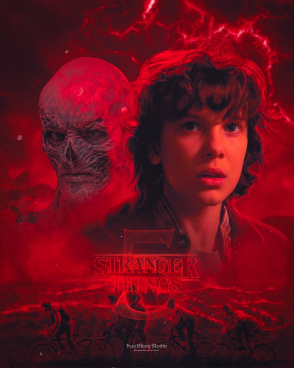 The red storm is back. Season 5 Part 1 dropped and the rush almost shook Netflix off its feet. I’m diving into the full season.
Here’s my own fan poster no spoilers yet.
If the story hits the way I expect, I’ll create another piece after watching it completely.
#StrangerThings5