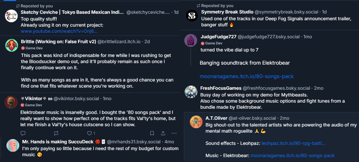 moonana_'s tweet photo. $20,000 of royalty free commercial use video game music.  

Available now for only $10 (link in reply)  

Is it worth it? 
Don't take my word for it, just look at what the ppl have said instead.  

#gamedev 🎮 #ttrpg #vtuber https://t.co/lNM1OPlVu6