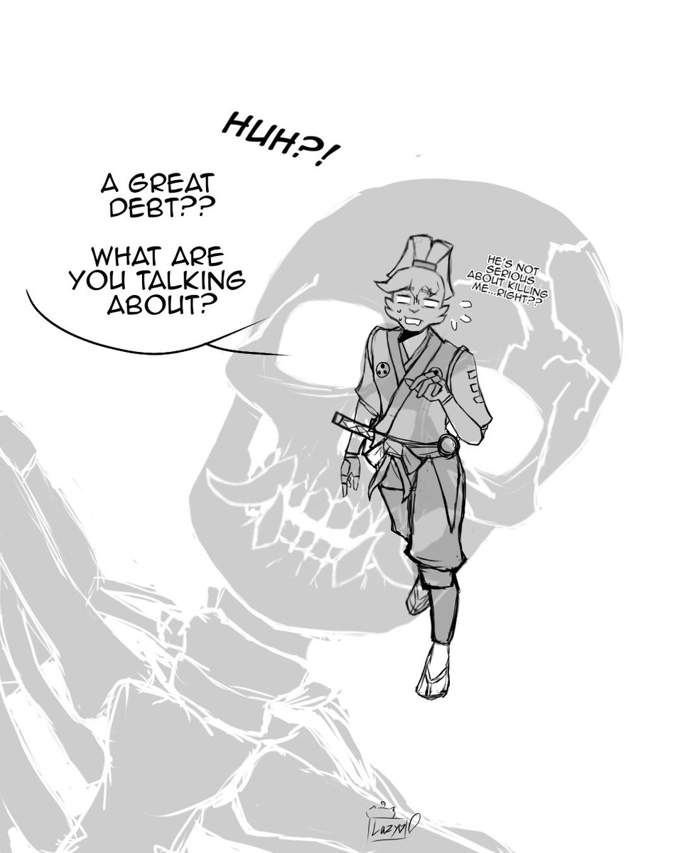 Lazypillowcat's tweet image. So I forgot I was working on this oops😭 (2/3) #samurairabbit #yuichiusagi #usagiyojimbo