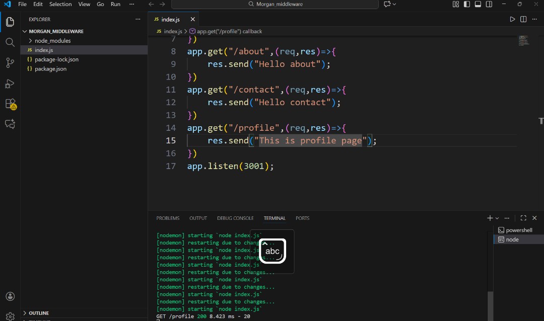 Pratikshak19332's tweet image. 🎉 Day 2 of my #backend21daysChallenge done!
Tried Morgan today — it logs faster than I code 💻

GET /profile 200 — 8ms
Bro chill, I just refreshed 😂

#NodeJS #Backend #Morgan #CodingLife