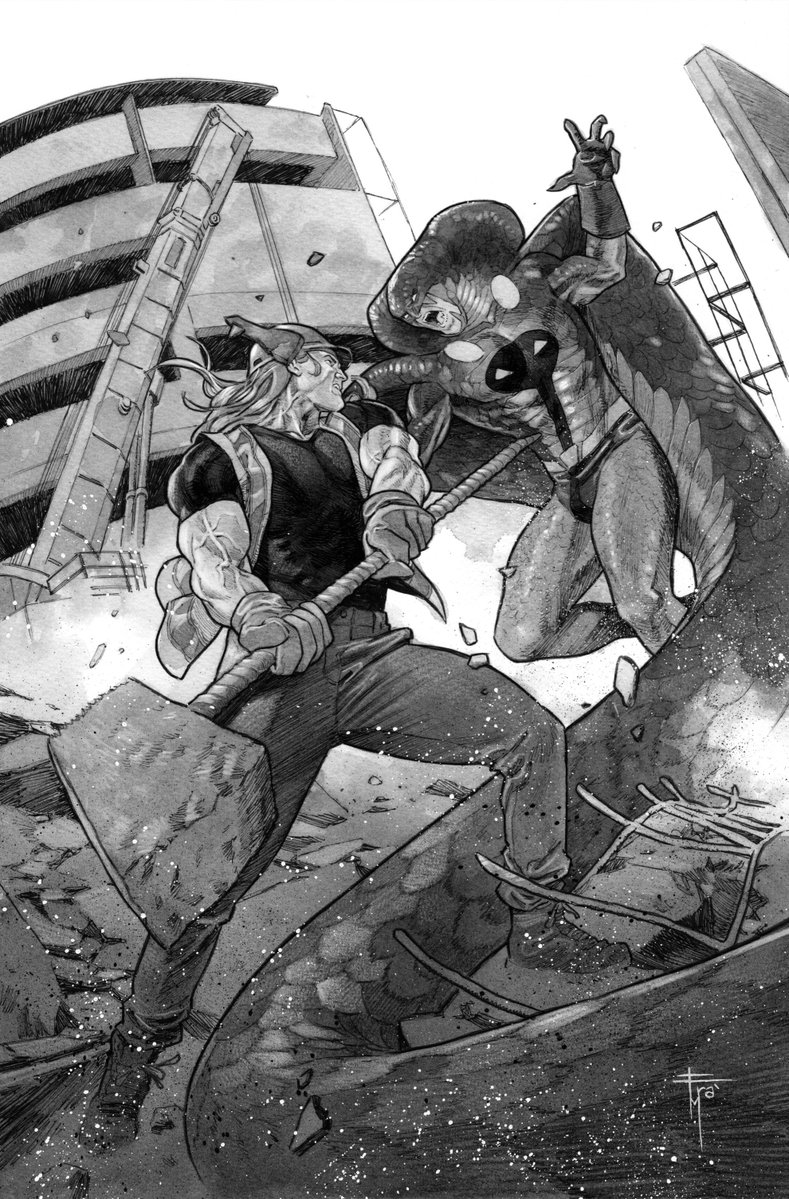 FraMobArt's tweet image. The Mortal Thor #6
Variant Cover
#MarvelComics #Thor