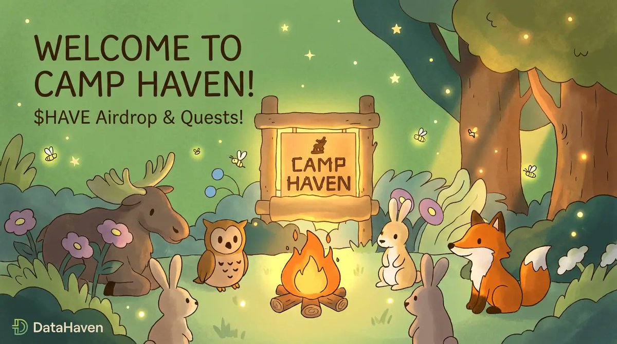 kirillk_web3's tweet image. Just joined Camp Haven and loving the vibes! 🫎 

@DataHaven_xyz 

I’m here to learn, connect, and explore the Web3 world with others who are curious and driven. 

The community is super welcoming, and I’m already picking up tips on crypto, networking, and building projects🙌
