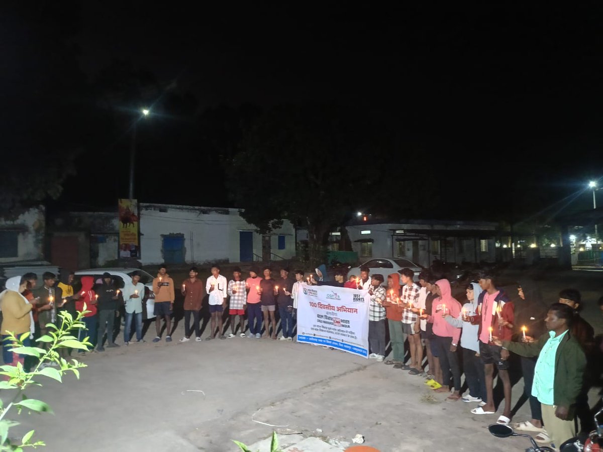 CCgpvs's tweet image. 📅 27/11/2025
@CCgpvs बलरामपुर–रामानुजगंज जिला आज पोस्ट मैट्रिक बालक एवं बालिका छात्रावास, विद्यार्थियों को बाल विवाह मुक्त भारत अभियान की शपथ दिलाई गई। छात्र–छात्राओं के साथ मिलकर विशाल कैंडल रैली निकाली गई और जनजागरूकता हेतु नारे लगाए गए।
@JustRightsfound 
@MinistryWCD