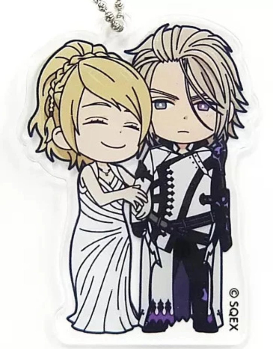 MidnightKolrath's tweet image. Rare wholesome Lunafreya and Ravus merch 🥺