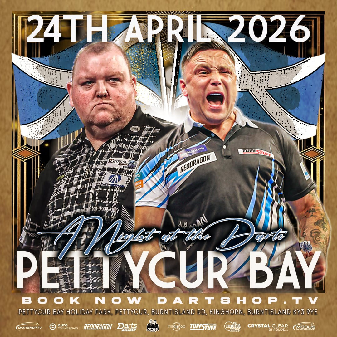 ModusDarts180's tweet image. 🏴󠁧󠁢󠁳󠁣󠁴󠁿PRICE &amp;amp; HENDO AT PETTYCUR BAY!

We return to Pettycur Bay in 2026, where Gerwyn Price and John Henderson will do battle!

Tickets are on sale NOW, and are available here:

dartshop.tv/products/a-nig…

@reddragondarts 
@TuffStuff_UK 
@THEDJSHOP 
@EuroCommercials 
@bi_folds