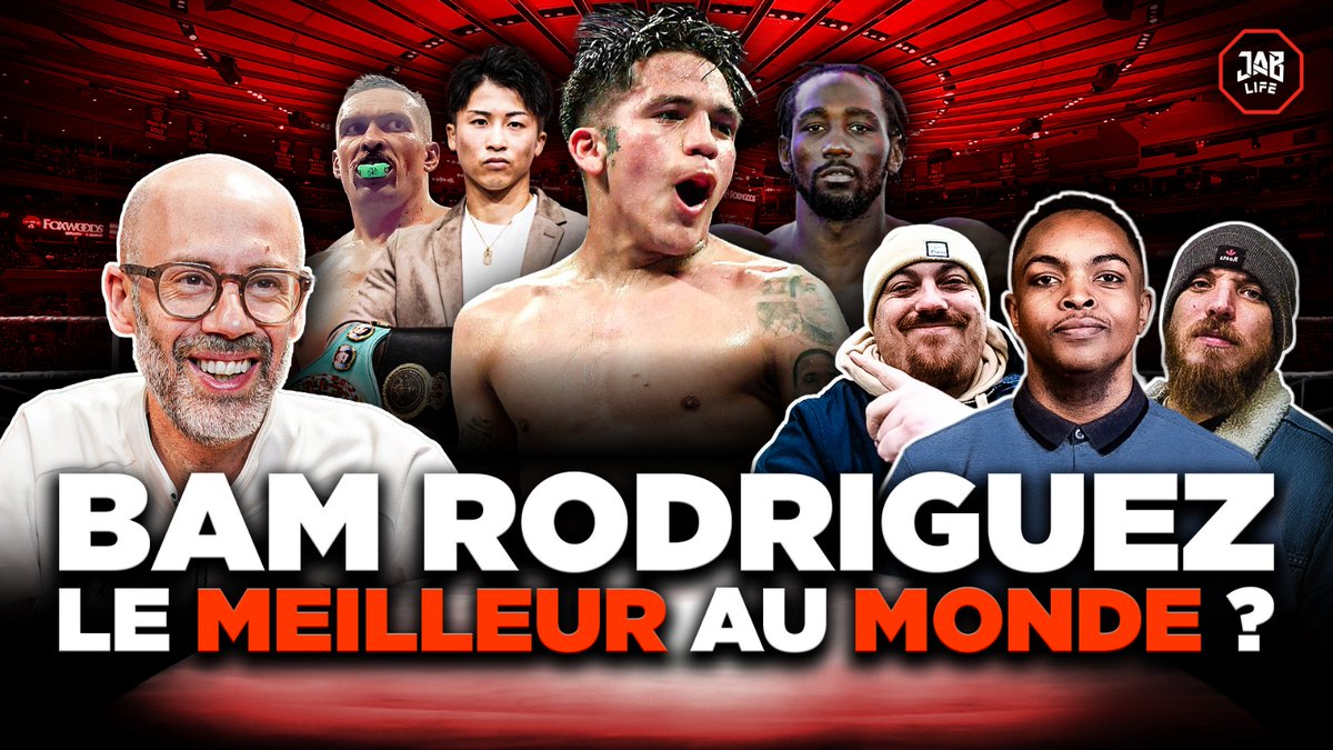 🎙🎥🔥 Bam Rodriguez est-il le meilleur de la planète sur la boxe pure ? Débrief Bam, Haney, Mason, Benavidez et Takuma Inoue : c'est le programme de Jab &amp; Hook #22. Dispo sur la chaîne YouTube de <a href="/jablife_mma/">JAB LIFE</a> et les plateformes de podcast ⤵️ <a href="/DylanTrekking/">Dylan_trekking 🪓🍇⭐️</a> <a href="/Kabiiwoo/">Kabir</a> <a href="/ASAP_Pipa/">Philippe Pocholle-Marchetti</a>
