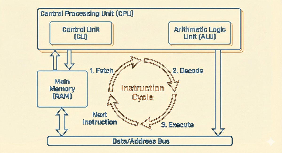 kant_harsh2308's tweet image. #Day1_of_learning_OS

A running program does these three things:
1) Fetches  instructions from memory.
2) Decodes the instruction.
3) Execute it.
#cpu #process