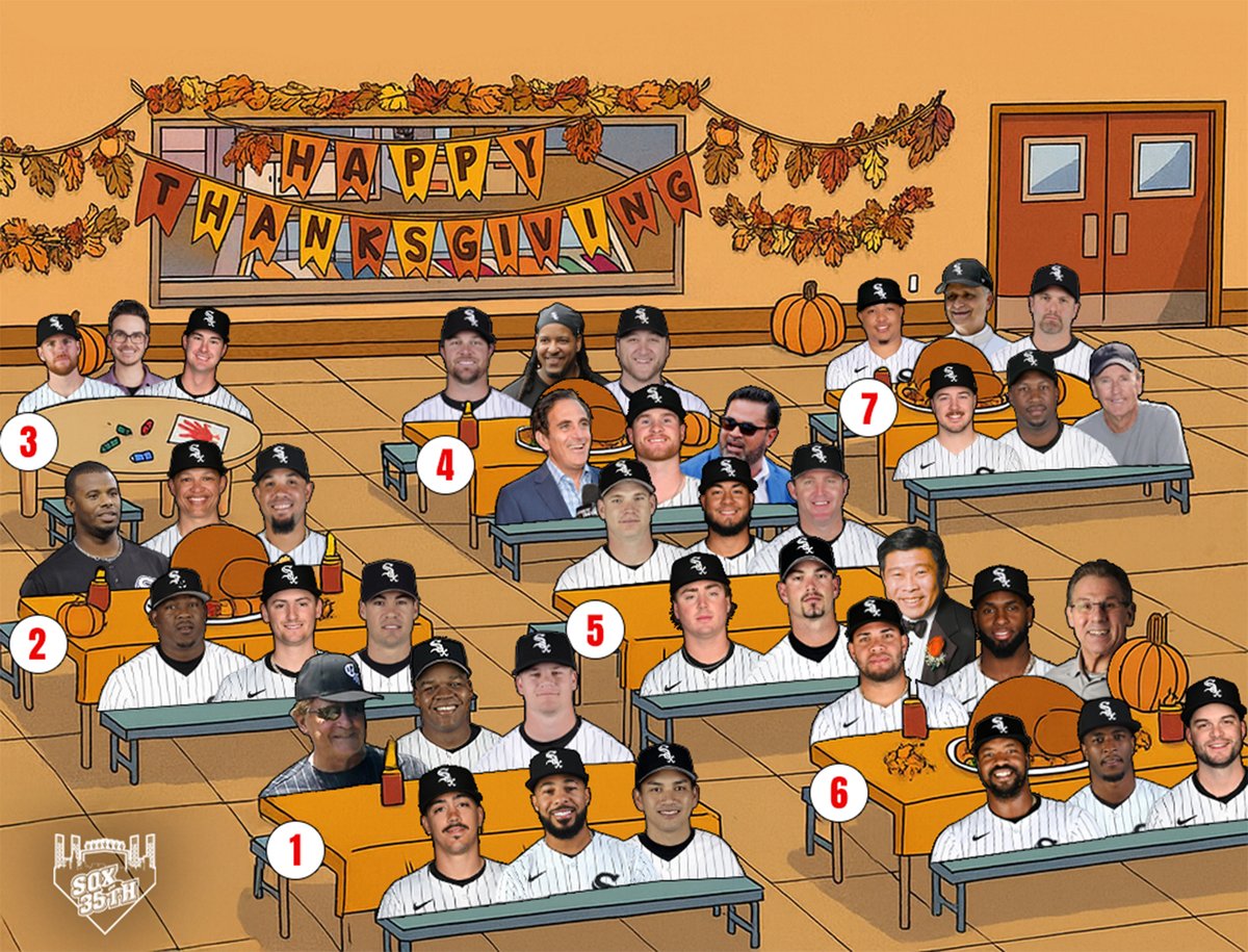 SoxOn35th's tweet image. Which table are you sitting at? 🤔🍽️