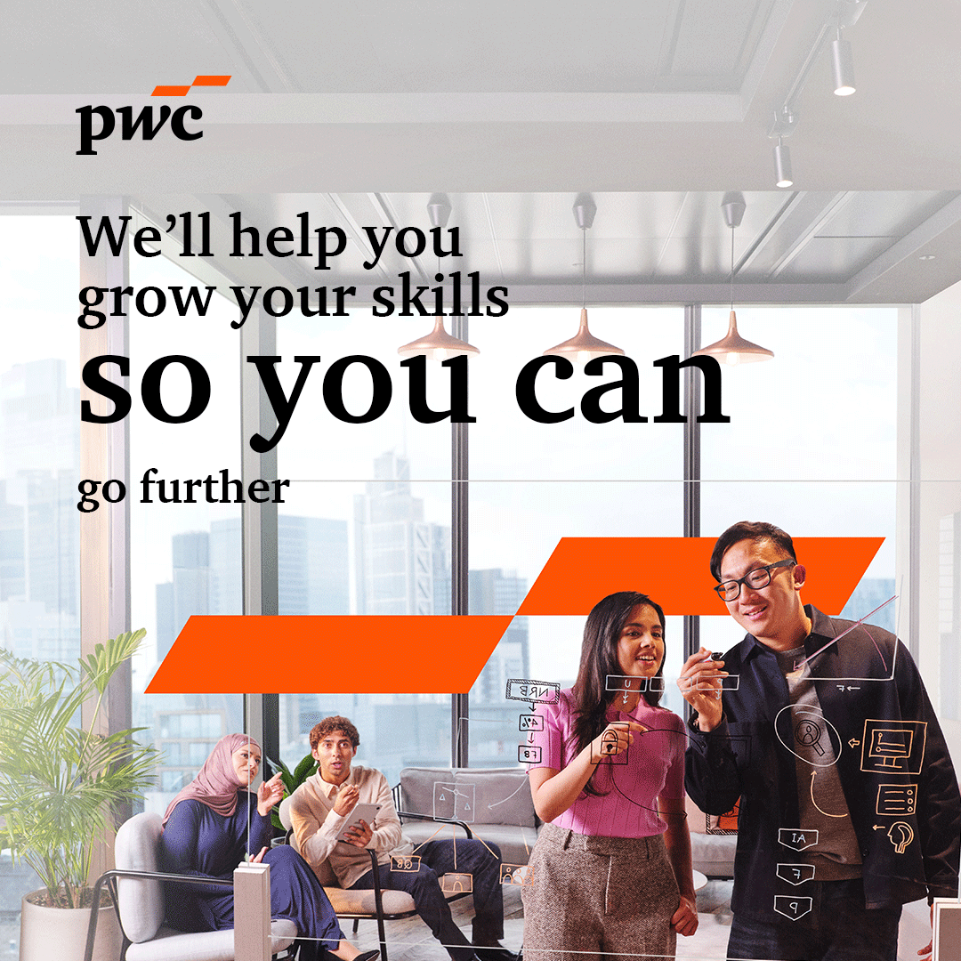 In a rapidly changing world, cultivating the right skills is more vital than ever. 

Join our Talent Community today, so you can be the first to hear about our opportunities: pwcukcareers.com/4plrW0o

Grow here. Go further.

#SoYouCan