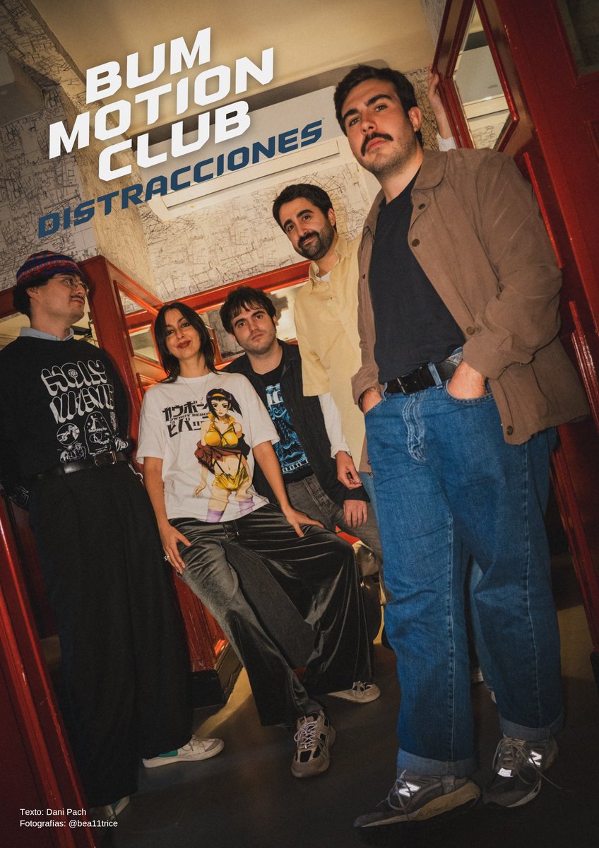 Incendiario como pocos es el directo de <a href="/bummotionclub/">𝘽𝙪𝙢 𝙈𝙤𝙩𝙞𝙤𝙣 𝘾𝙡𝙪𝙗</a>, que en una <a href="/SalaElSol/">Sala El Sol</a> enloquecida presentaron su gran disco #Distracciones. Antes, celebramos juntos el lanzamiento con unas cañas en el centro de Madrid 👇🏼

📷 <a href="/bea11trice/">Bea Trice</a>
✒️ <a href="/danipach__/">Dani Pach</a>
issuu.com/revistasoldout…