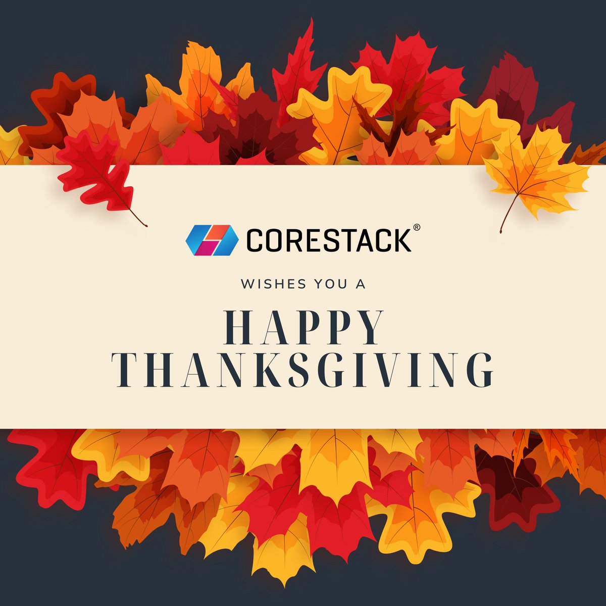 corestack's tweet image. 🦃 𝗛𝗮𝗽𝗽𝘆 𝗧𝗵𝗮𝗻𝗸𝘀𝗴𝗶𝘃𝗶𝗻𝗴 𝗳𝗿𝗼𝗺 𝗖𝗼𝗿𝗲𝗦𝘁𝗮𝗰𝗸
Wishing you a holiday filled with warmth, appreciation, and meaningful moments. 
𝗧𝗵𝗮𝗻𝗸 𝘆𝗼𝘂 𝗳𝗼𝗿 𝗯𝗲𝗶𝗻𝗴 𝗽𝗮𝗿𝘁 𝗼𝗳 𝗼𝘂𝗿 𝗷𝗼𝘂𝗿𝗻𝗲𝘆.

#Thanksgiving #FinOps #SecOps #CloudOps #MultiCloud