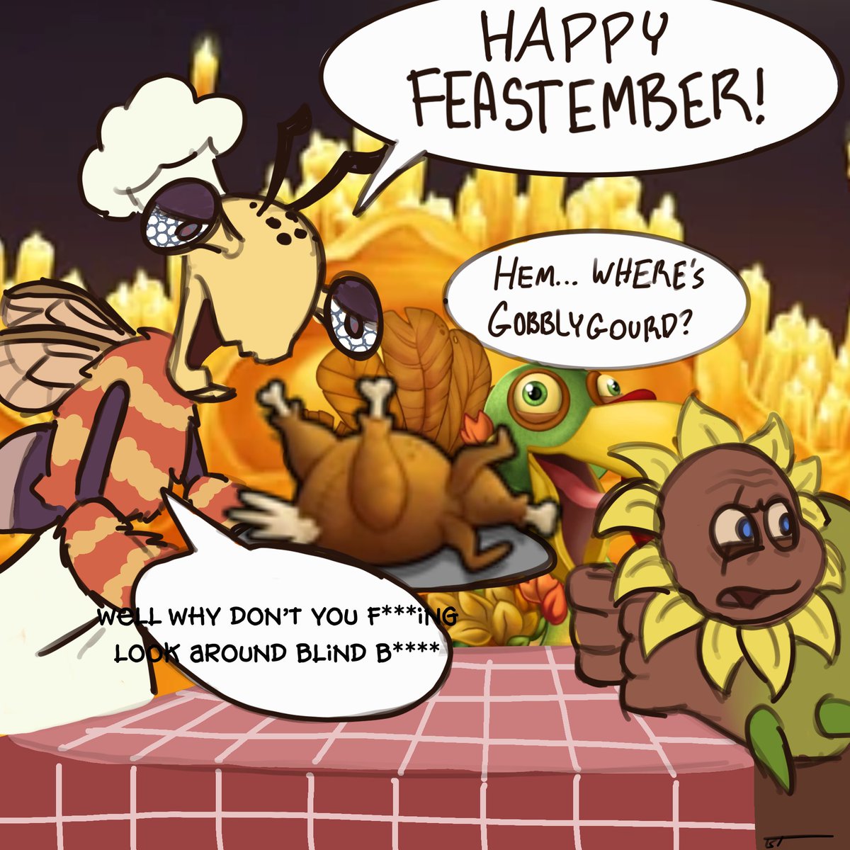 myceliumarmoset's tweet image. Happy 1 year anniversary to when I made this