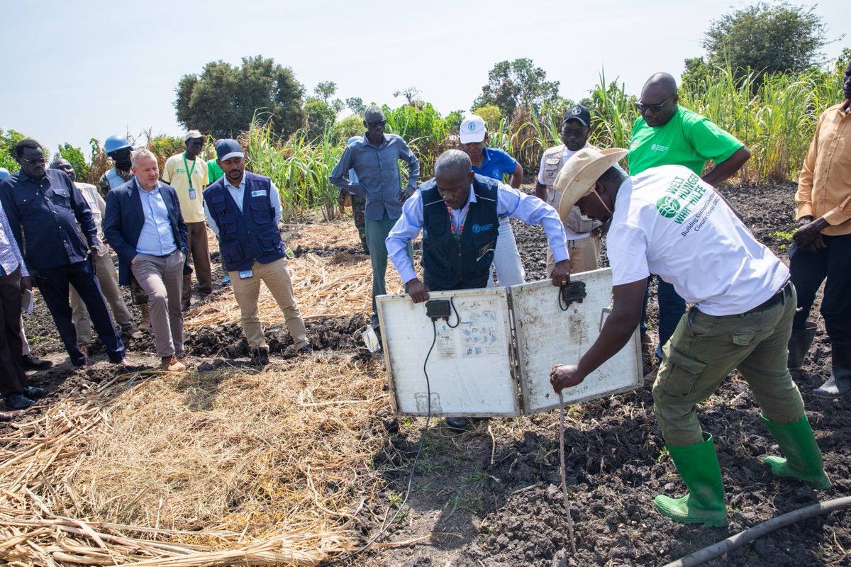 FAOSouthSudan's tweet photo. With @NorwayAmbSSudan, we visited Bentiu to meet &amp; hear directly from beneficiaries affected by flooding 🌧️👨🏾‍🌾

Land once submerged is now restored, helping communities recover &amp; grow food again.
🙏 to @NorwayinSSudan for the support enabling this resilience.

🤝 @WHH_SouthSudan https://t.co/cZHzSa69Jg