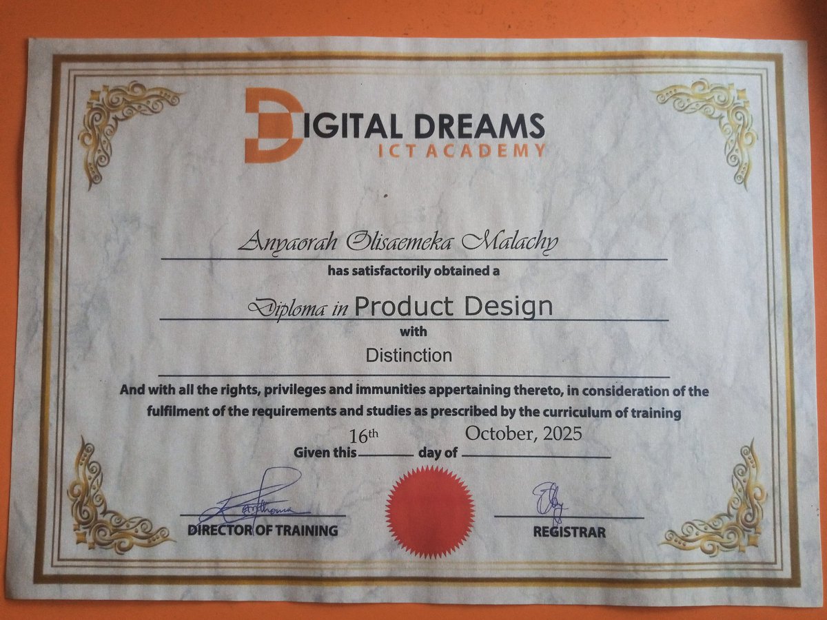 DalMin3D's tweet photo. I'm now a certified Product Designer of Digital Dreams ICT Academy
A journey that I'm very glad I experienced
#uiuxdesigner #TechGraduates https://t.co/CHT34j5tvB