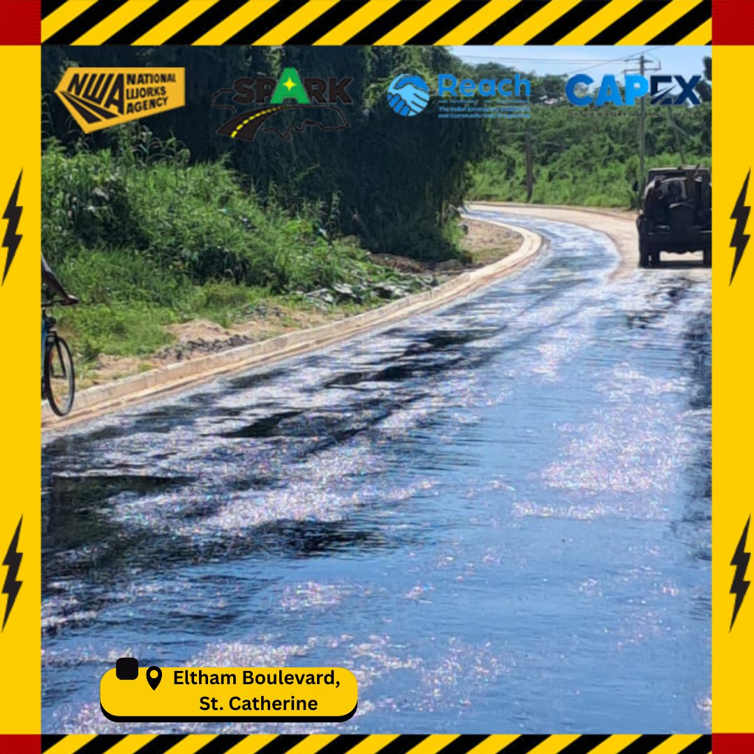 The #SPARK continues ⚡️⚡️

Eltham Boulevard in St. Catherine is being upgraded under the #SPARK Programme. The project is in its community phase, upgrading communities one road at a time 🚧🛣

#NWAUpdate 
#nwajamaica 
#SparkJamaica