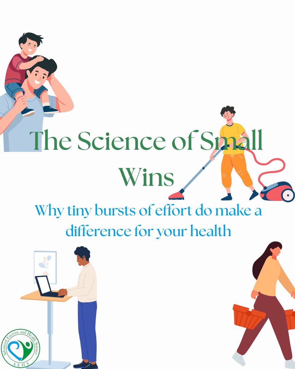 AdvExHlthSci's tweet image. Research from AEHS Journal shows that everyday movement supports metabolic health, even without structured workouts. Small wins matter! 🔗bit.ly/44pP99y #ExerciseScience #MetabolicHealth #LifestyleActivity #SmallWins