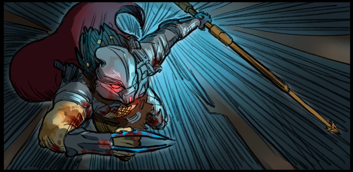 Musik5552412's tweet image. Another tease of #Predator: Survivor fan-comic by mev E_K and @Azulg_Arts