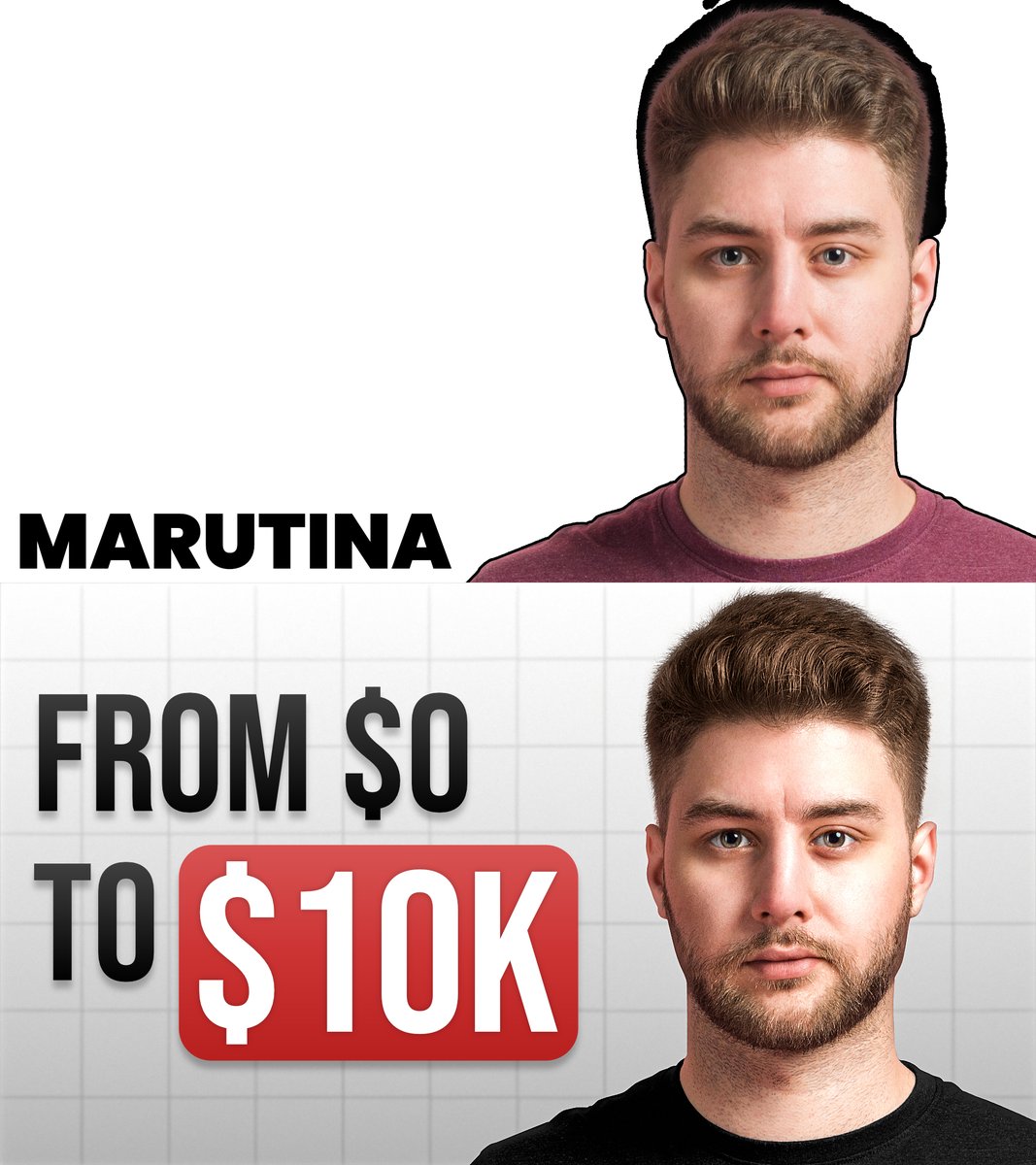 marutina98's tweet image. Recent practice thumbnail.
Title: How I&apos;ve Saved $10K in 90 days.

Would you click this thumbnail? How did I do?

#thumbnaildesign #thumbnail