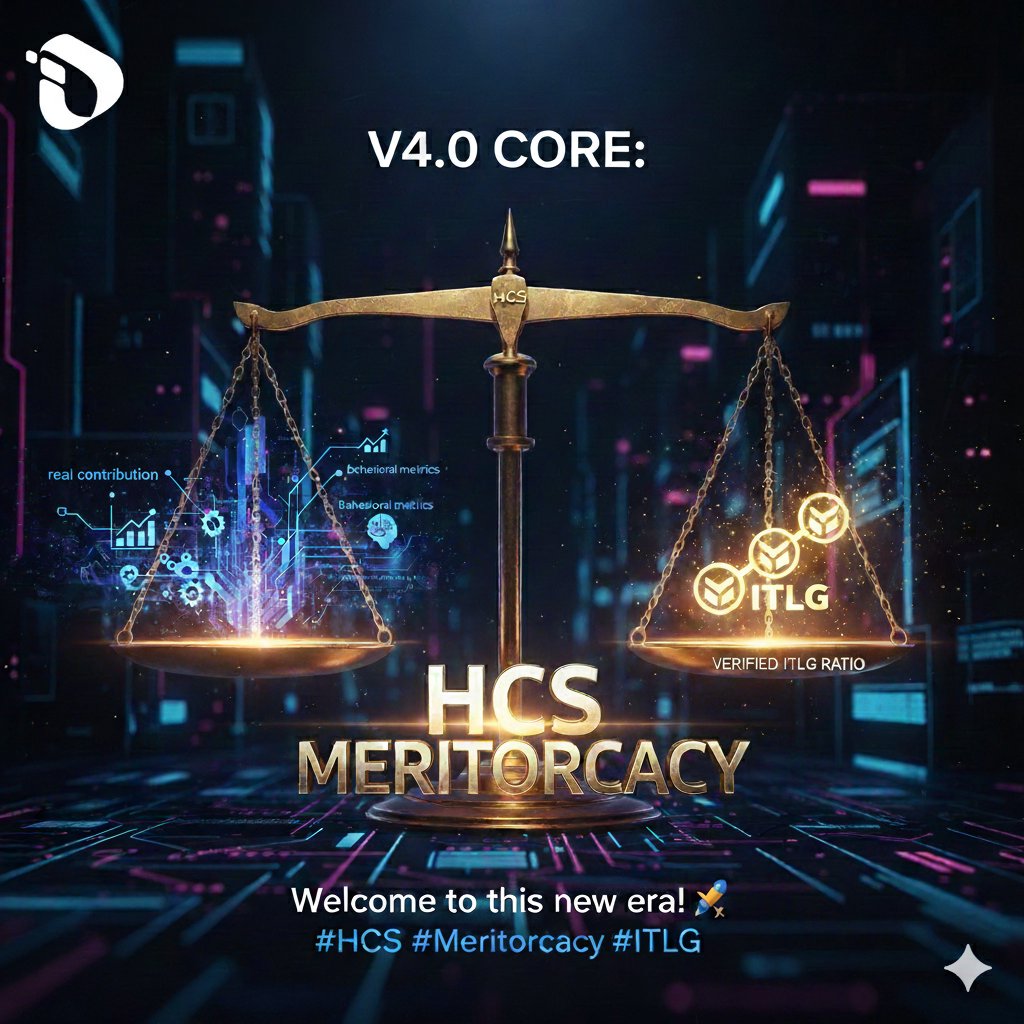 AllMahir21249's tweet image. V4.0 Core: HCS and Meritocracy! ⚖️

It&apos;s tough but necessary: Rewards based on your real contribution. HCS, combined with behavioral metrics, determines your verified ITLG ratio. Welcome to this new era!

🚀 #HCS #Meritocracy #ITLG #ITL #InterLink @kv_interlink @reina_itl
