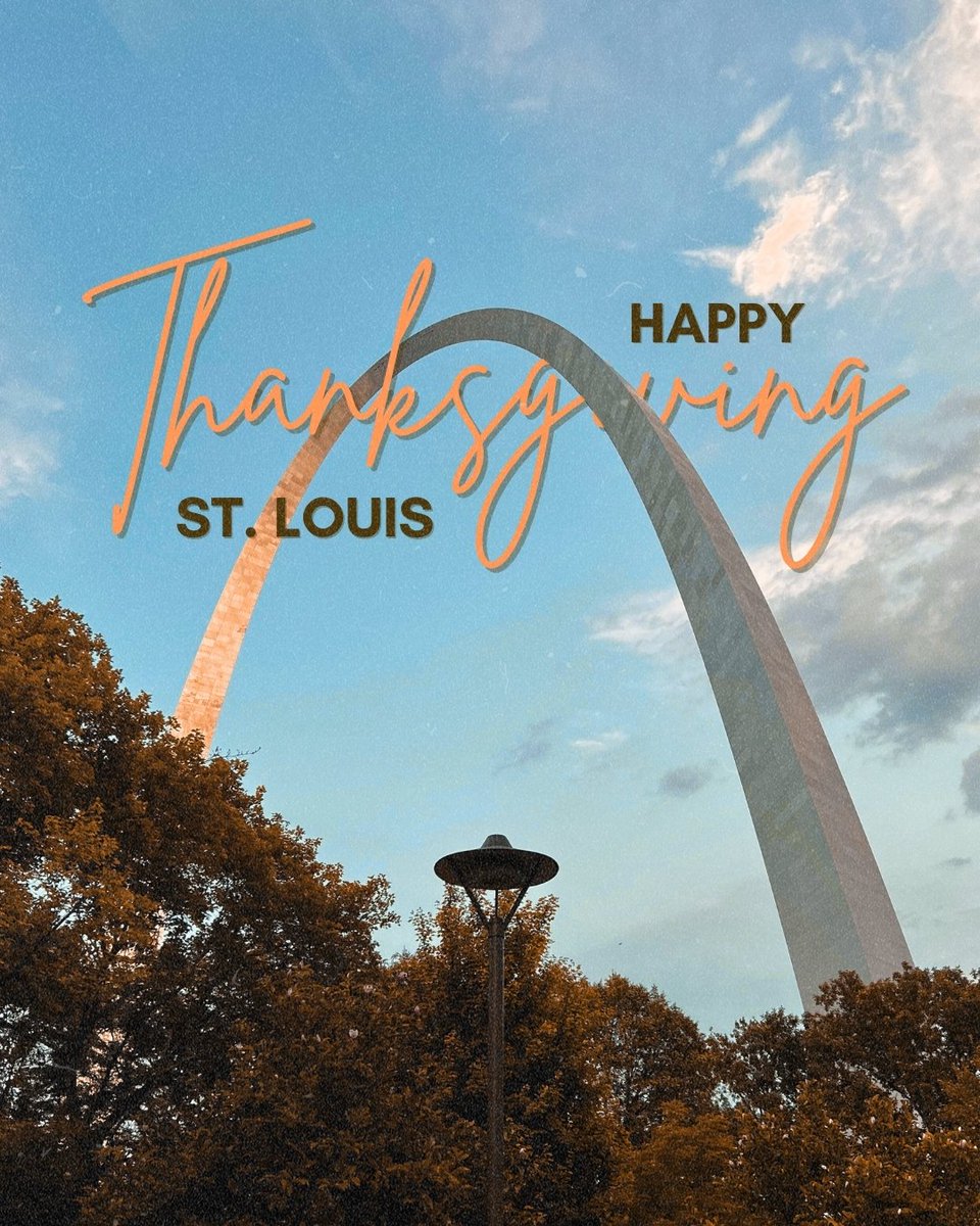 Happy Thanksgiving, St. Louis! 🦃

I’m so thankful to be part of a community that lifts each other up and stands together, even in the toughest of times. Our city's kindness inspires me every day.

I couldn’t ask for a better place to call home!