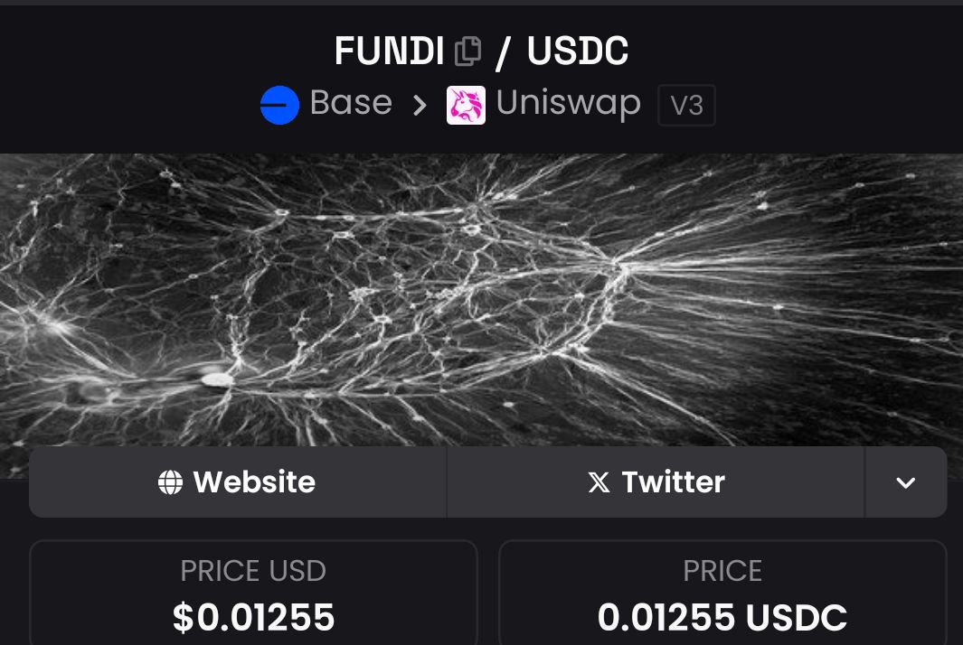 LowDeFi's tweet image. 🌍 Want your donations to actually change the world? $FUNDI makes it possible.

Every dollar, every milestone, fully verifiable on Base — no shady charities, no donation fatigue. This is transparent, on-chain fundraising that works.

With $FUNDI, you can:
✅ Stake &amp;amp; become a…