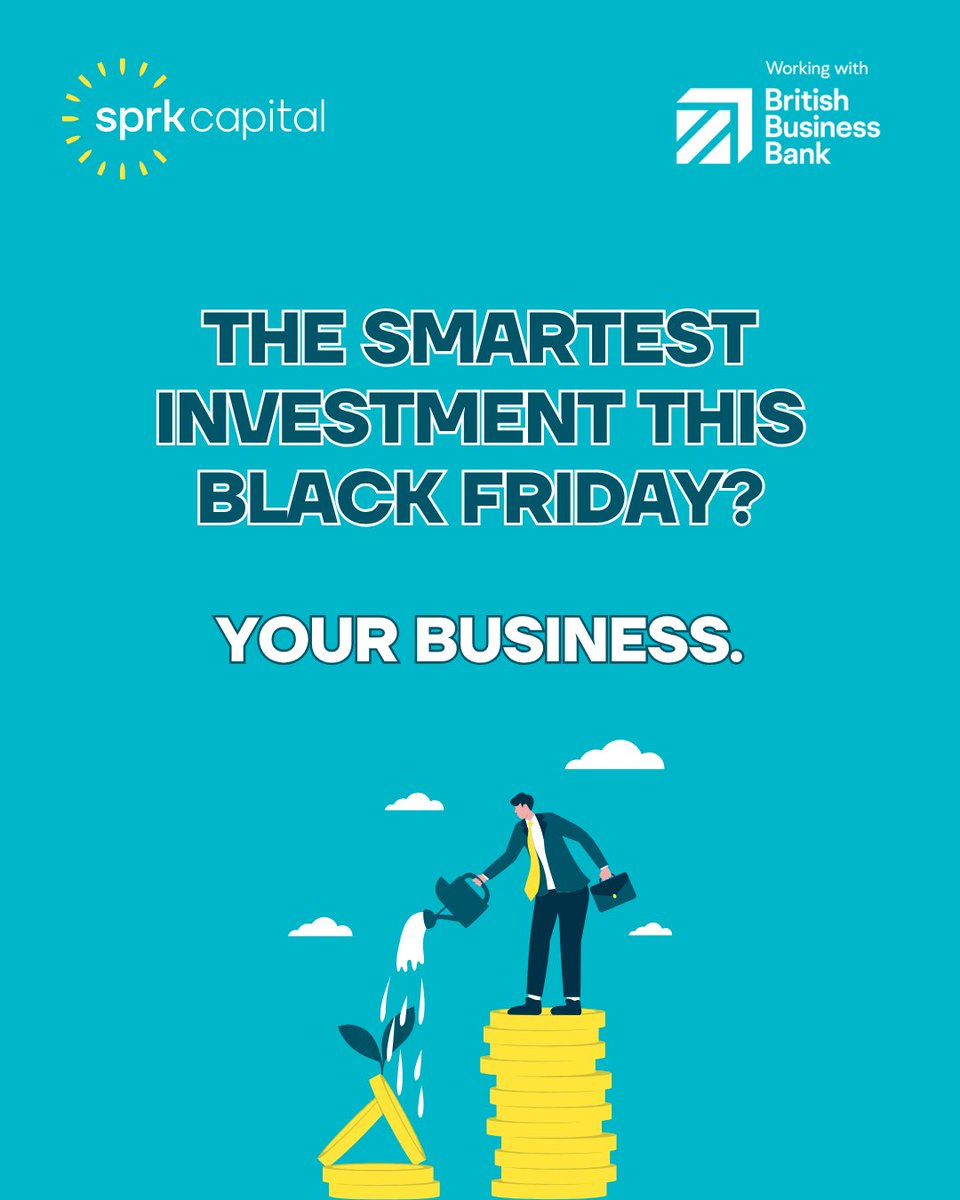 Forget the flash sales, this Black Friday, invest in your business!

With SPRK you can unlock fast, flexible, and non-dilutive funding that keeps your growth on track long after the deals end.

Ready to invest where it really counts?
ow.ly/8XtR50Xkmyx 

#SPRKCapital