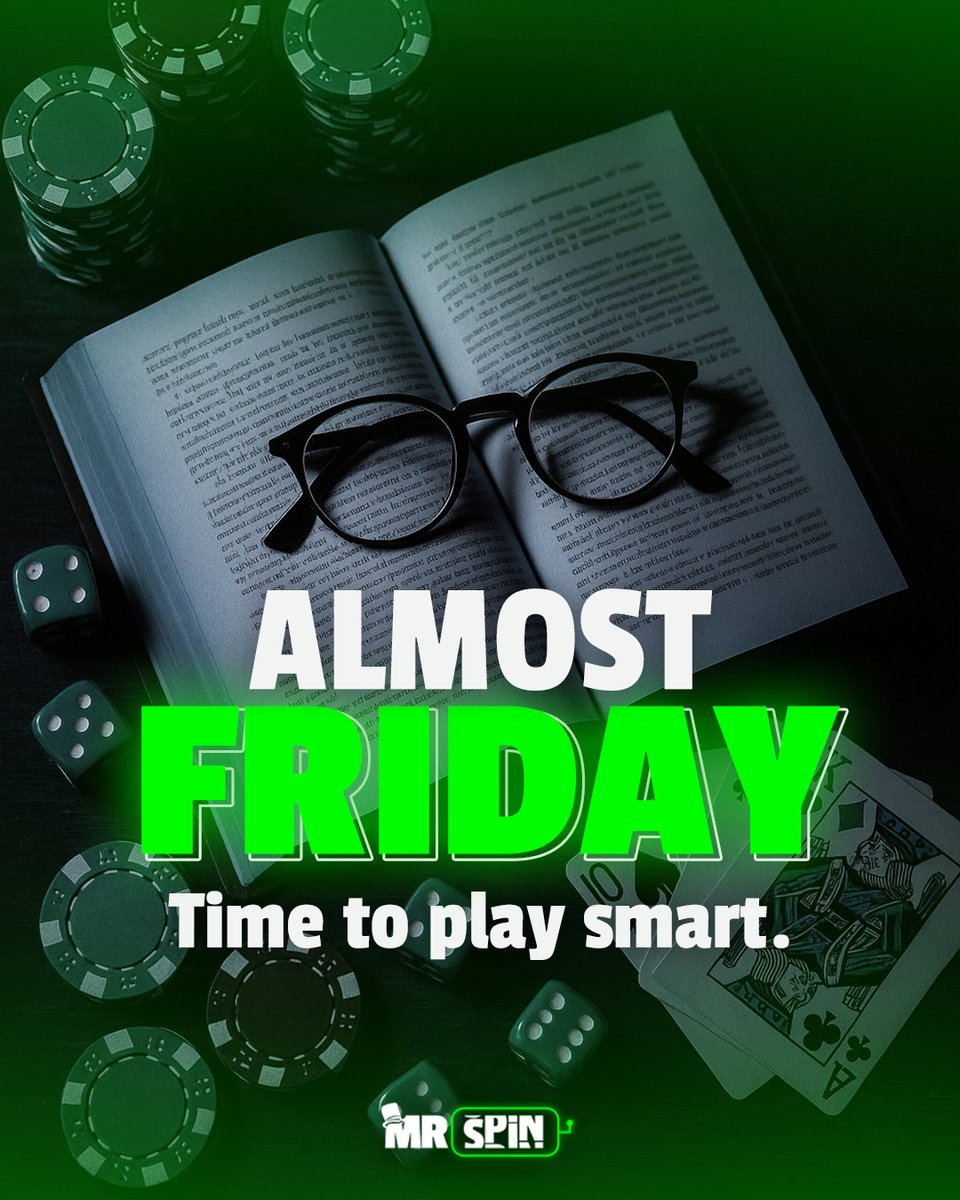 MrSpin_Official's tweet image. Thursday’s here, and the weekend is calling 🎮
Time to unwind, enjoy your favorite games, and chase that perfect win 🏆
But remember, smart play is the best play!

#MrSpin #WeekendLoading #OnlineCasino #PlaySmart #ResponsibleGaming