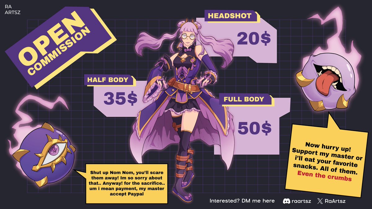 RaArtsz's tweet image. heyya! its been a long time since the last time i post something lmao

just to let you know that if any of you guys are interested for any kind of commission that we can discuss, im open and you can hmu through dm!

(this post is a shout for help since irl sucks) jk 😹
